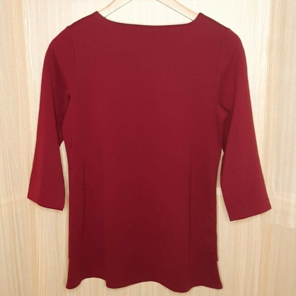 Chicos Maroon Tunic New With Tags. Small - Picture 2 of 7